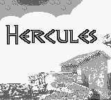 Hercules title screen for GameBoy